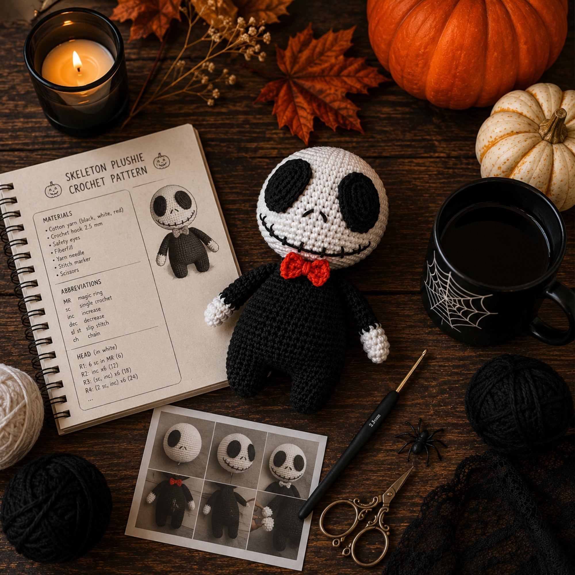 Halloween Crochet Pattern | Amigurumi Doll