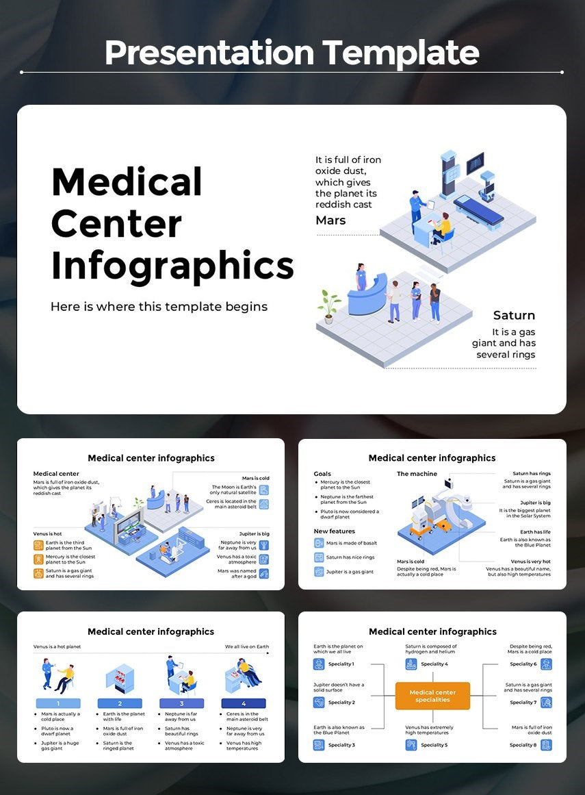 Professional Medical Infographics Template