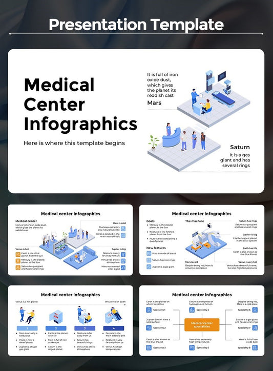 Professional Medical Infographics Template
